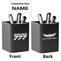 Thumbnail for Boeing 777 & Text Designed Aluminium Alloy Pen Holders