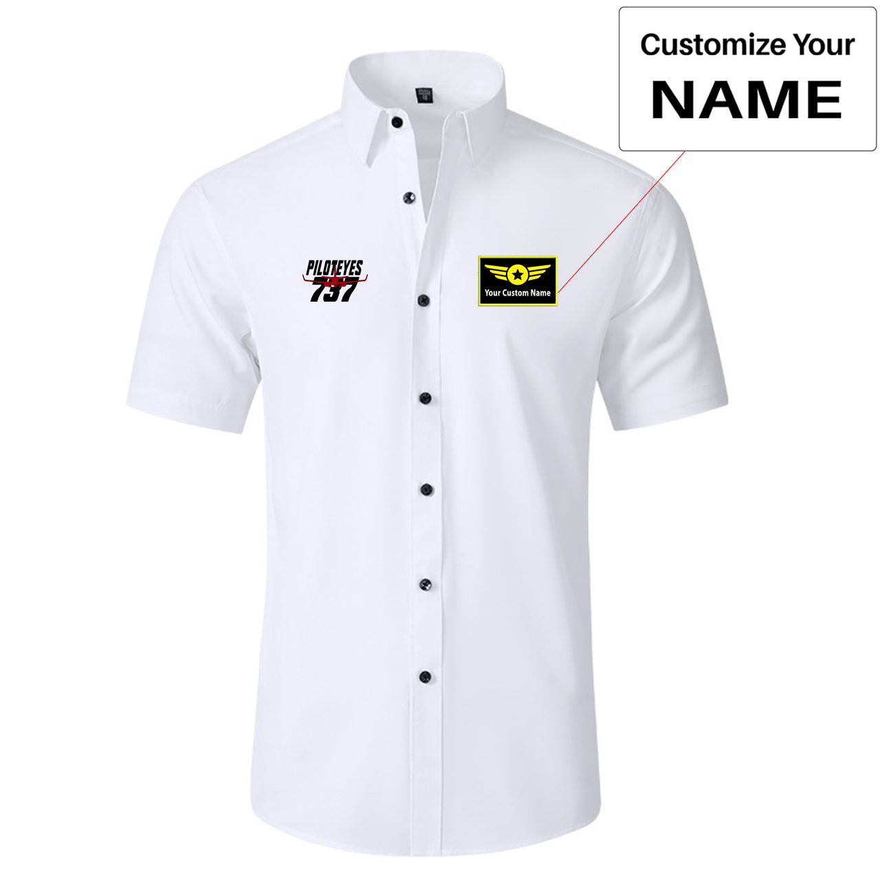 Amazing Piloteyes737 Designed Short Sleeve Shirts