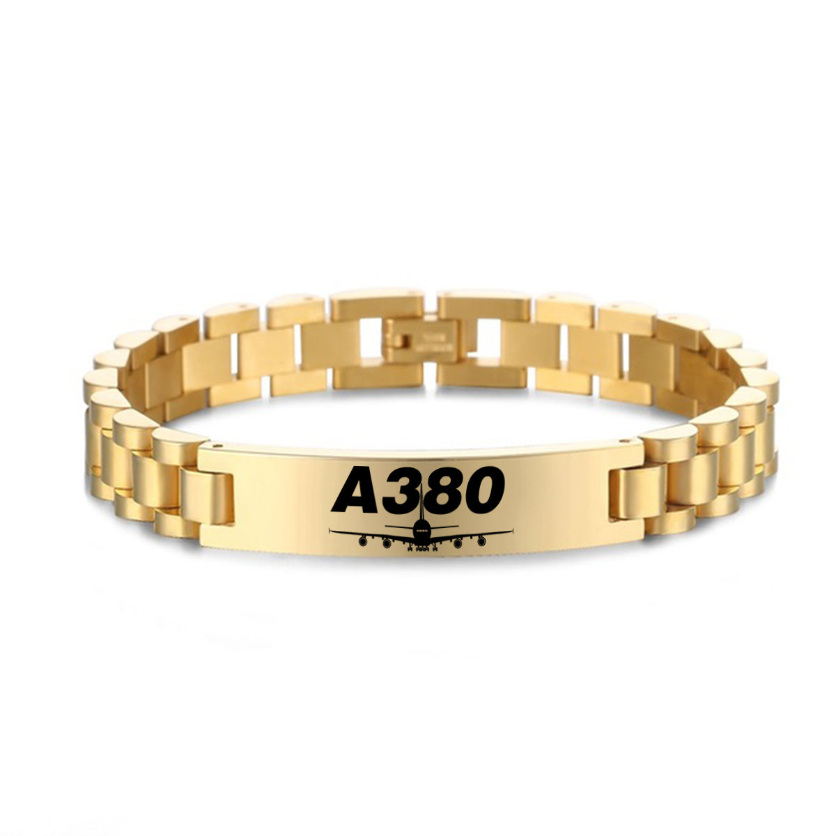Super Airbus A380 Designed Stainless Steel Chain Bracelets