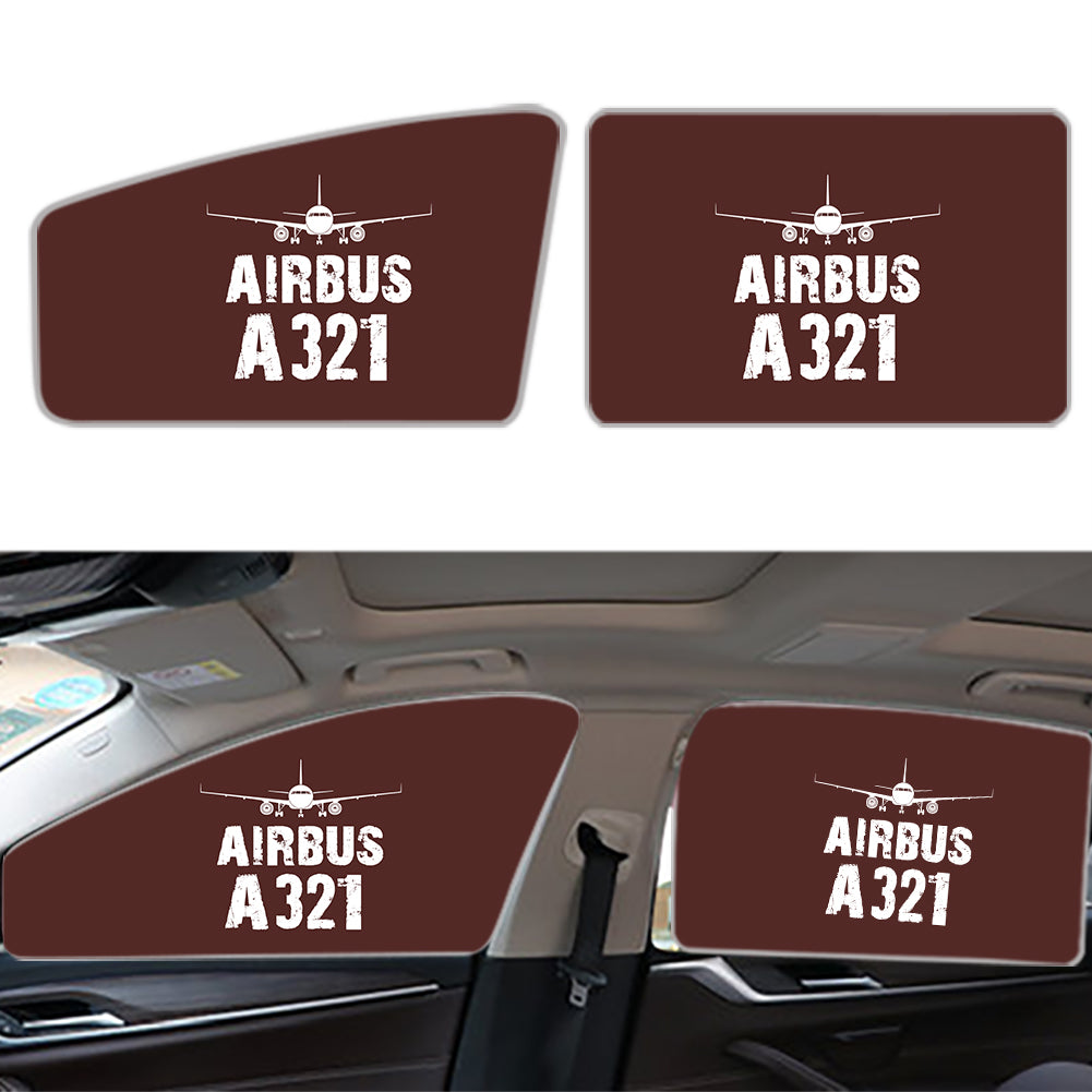 Airbus A321 & Plane Designed Car Sun Shade (Side window)