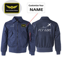 Thumbnail for Just Fly It & Fly Girl Designed Embroidered Patch Attachable Jackets