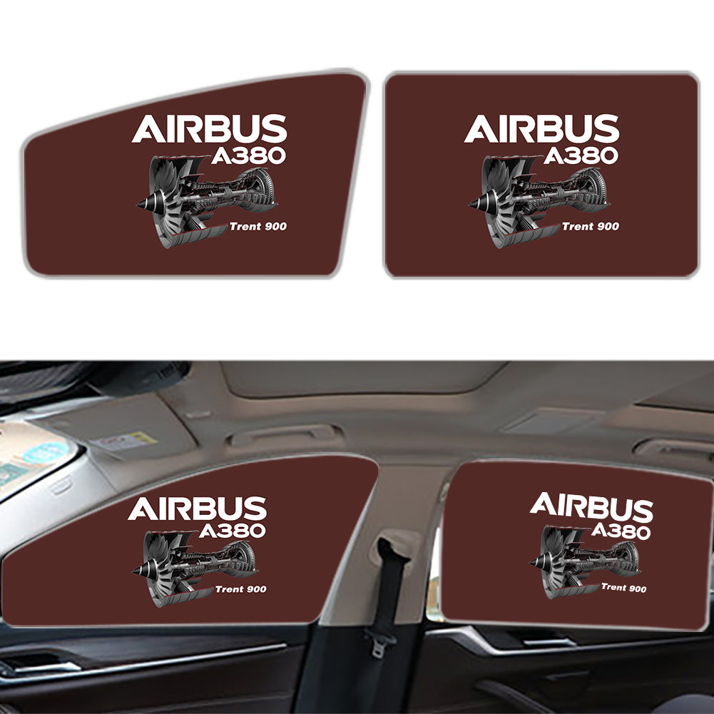 Airbus A380 & Trent 900 Engine Designed Car Sun Shade (Side window)
