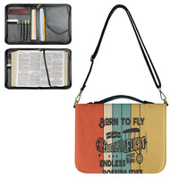 Thumbnail for Colourful Born To Fly 2 Designed PU Accessories Bags Strap Style