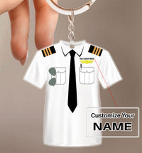 Thumbnail for T-Shirt Pilot Uniform Acrylic Keychain