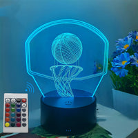 Thumbnail for Basketball Hoop 3D Designed Night Lamp