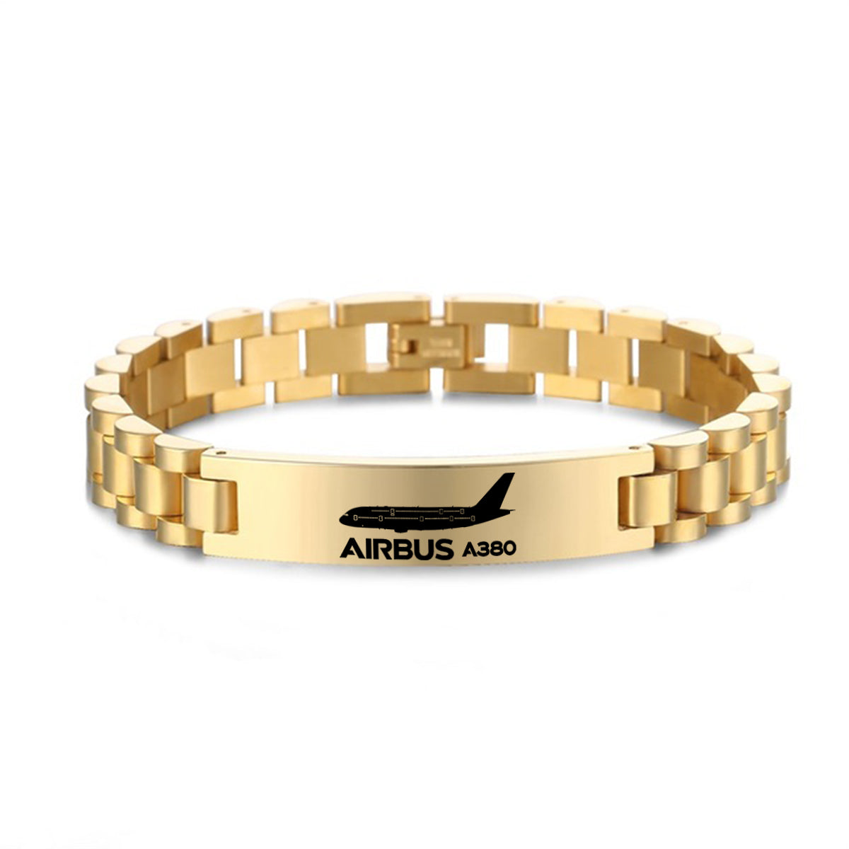 The Airbus A380 Designed Stainless Steel Chain Bracelets