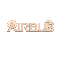 Thumbnail for Airbus & Text Designed Hollow Pins