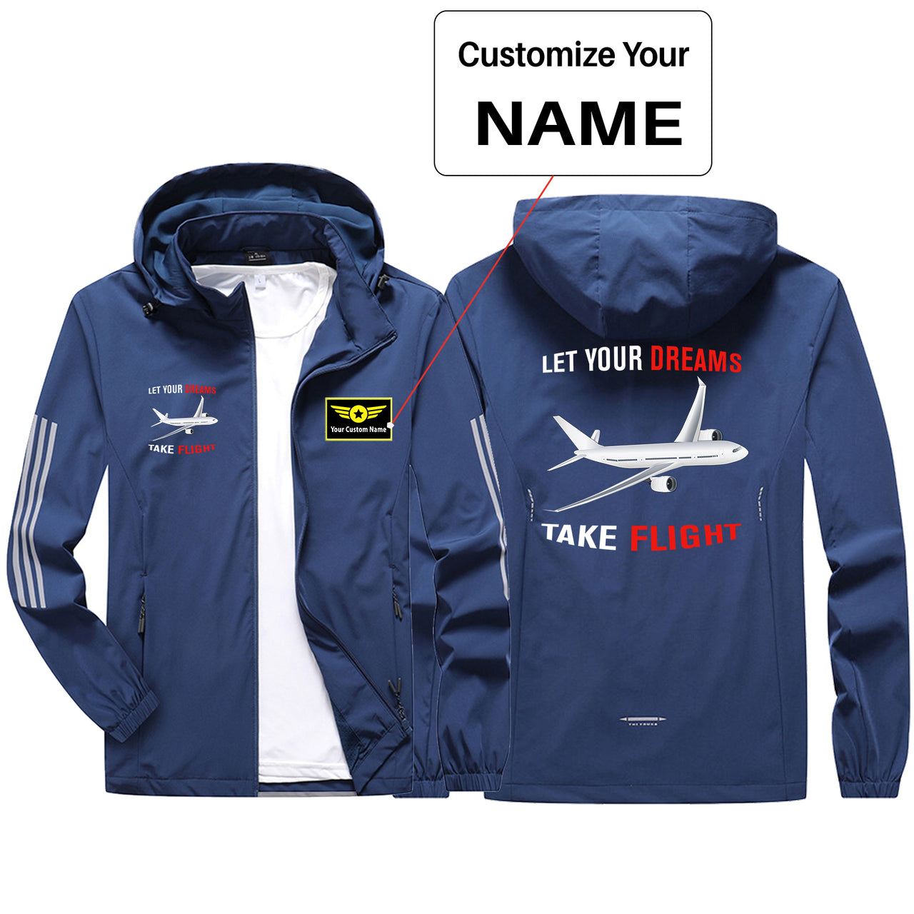 Let Your Dreams Take Flight Sport & Running Jackets