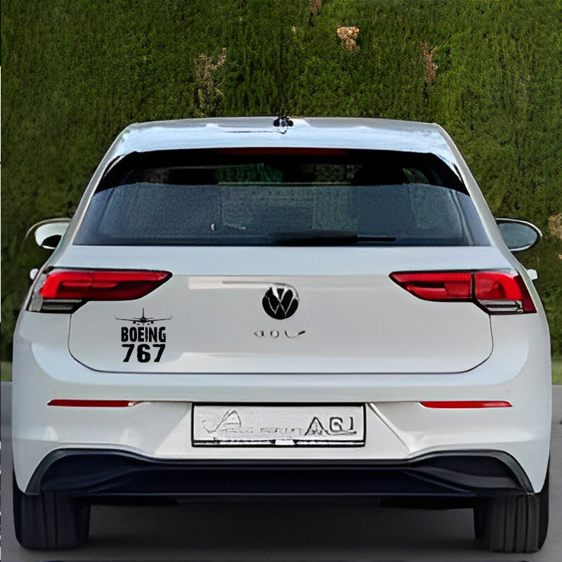 Boeing 767 & Plane Designed Car Sticker