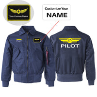 Thumbnail for Pilot & Badge Designed Embroidered Patch Attachable Jackets