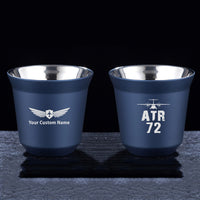 Thumbnail for ATR-72 & Plane Designed Double Wall Stainless Steel Coffee Mugs