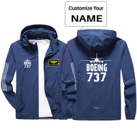 Thumbnail for Boeing 737 & Plane Sport & Running Jackets