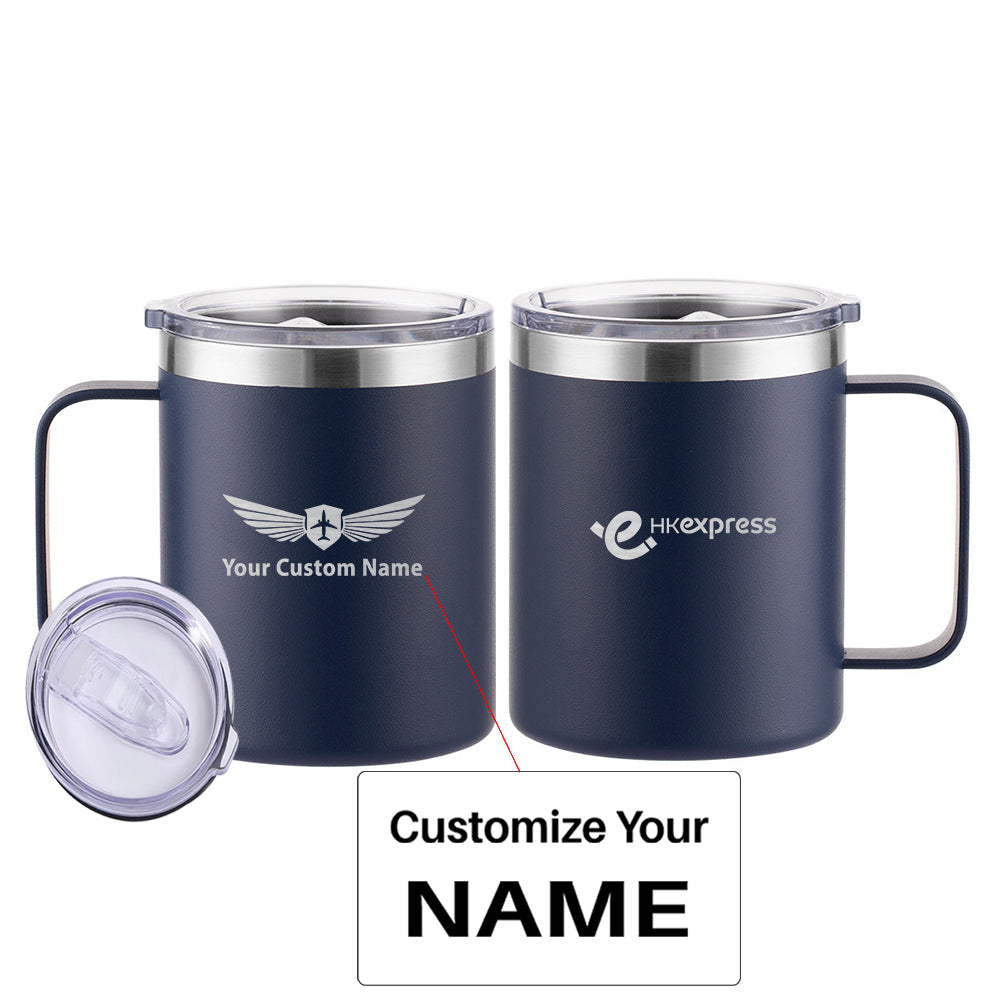 HK Express Airlines Designed Stainless Steel Laser Engraved Mugs