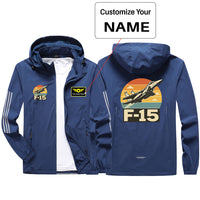 Thumbnail for Retro Fighter Jet F15 Design Sport & Running Jackets
