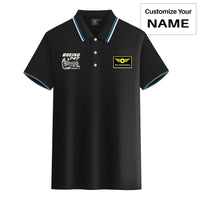 Thumbnail for Boeing 747 & PW4000-94 Engine Designed Stylish Polo T-Shirts