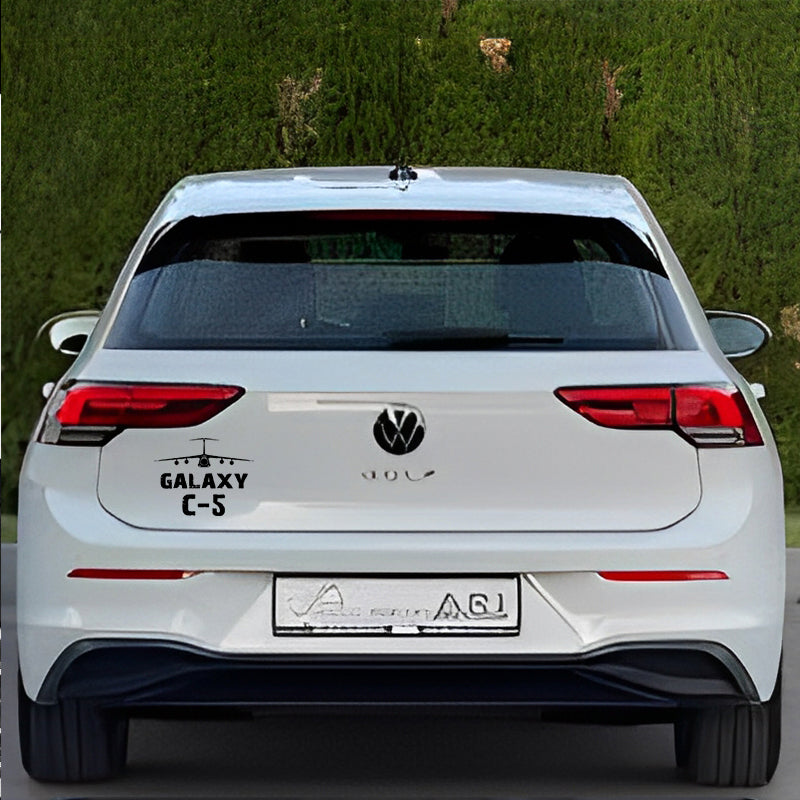 Military Transport Airplane C 5 Designed Car Sticker