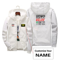 Thumbnail for Airline Pilot Label Designed Thin Windbreaker Jackets