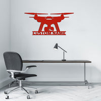 Thumbnail for Drone Silhouette Designed Wall Metal Signs