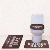 Thumbnail for Diamond DA42 & Plane Designed Toilet Seat Cover Three-piece Set