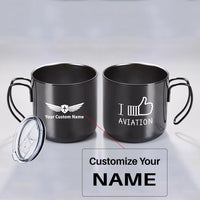 Thumbnail for I Like Aviation Designed Stainless Steel Portable Mugs