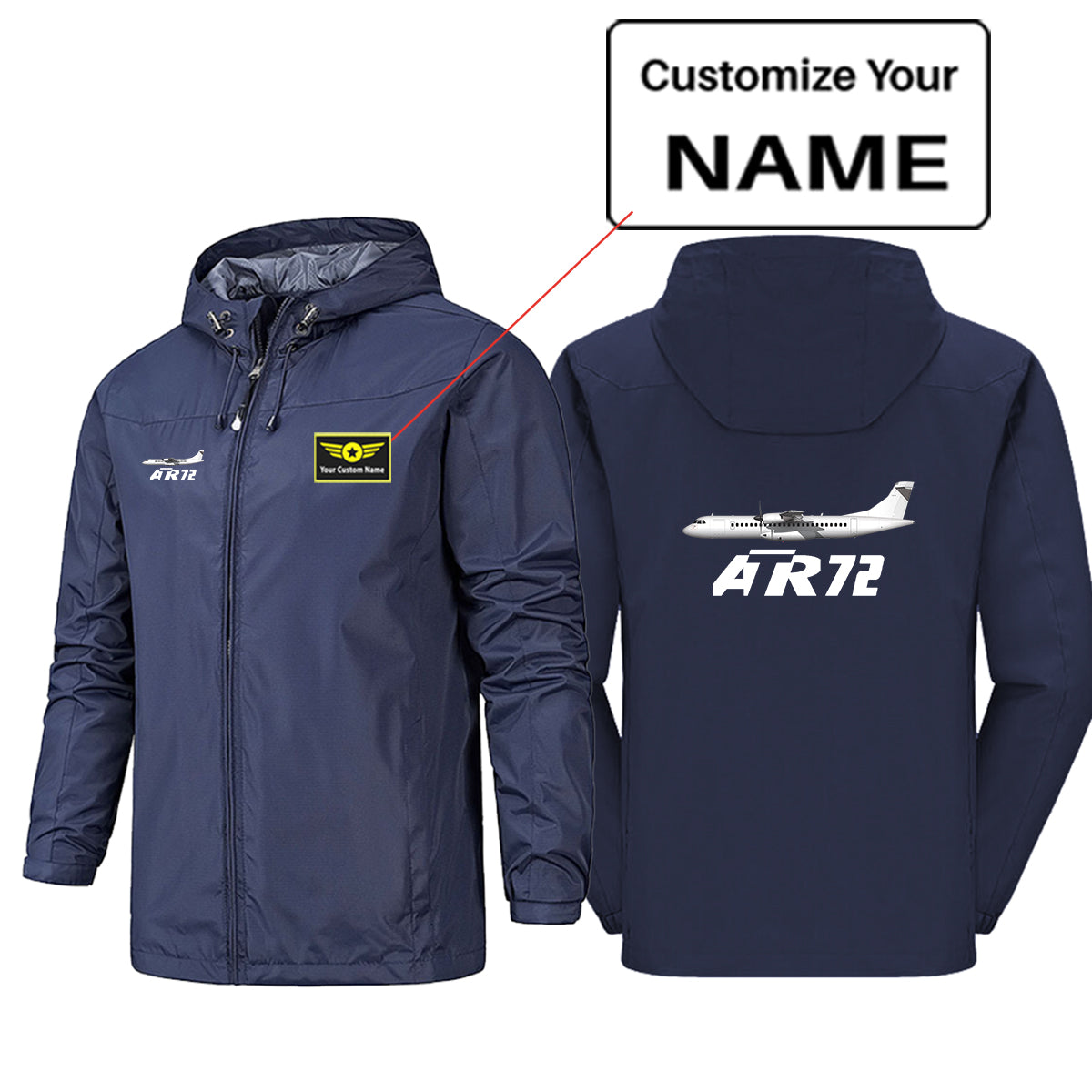 The ATR72 Designed Rain Jackets & Windbreakers