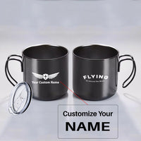 Thumbnail for Flying All Around The World Designed Stainless Steel Portable Mugs