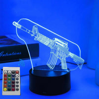 Thumbnail for Creative Gun 3D Designed Night Lamp