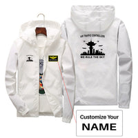 Thumbnail for Air Traffic Controllers - We Rule The Sky Designed Thin Windbreaker Jackets