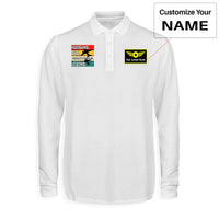 Thumbnail for Husband & Dad & Aircraft Mechanic & Legend Designed Long Sleeve Polo T-Shirts