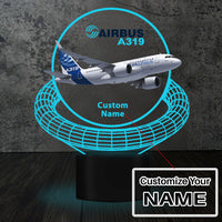 Thumbnail for Airbus A319 Designed 3D Lamp