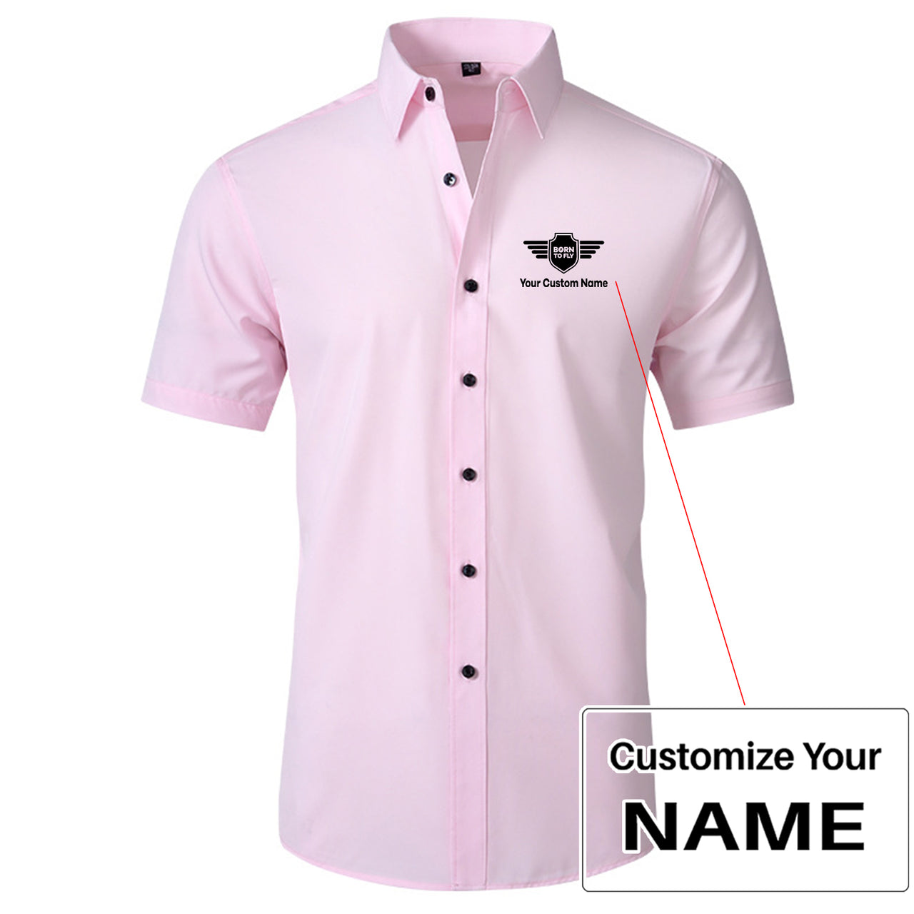 Custom Name (Badge 5) Design Super Quality Short Sleeve Shirts