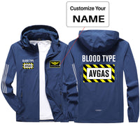 Thumbnail for Blood Type AVGAS Sport & Running Jackets