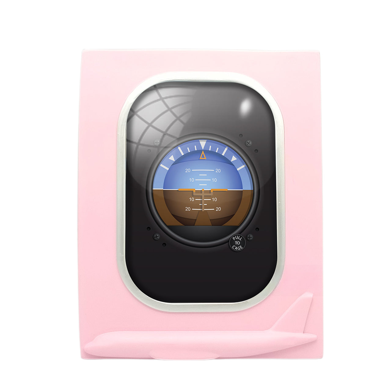 Airplane Instruments-Gyro Horizon Designed Airplane Window Photo Frame