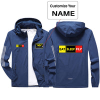 Thumbnail for Eat Sleep Fly (Colourful) Sport & Running Jackets