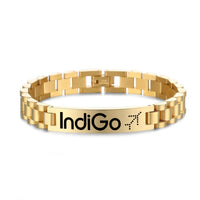 Thumbnail for Indigo Airlines Designed Stainless Steel Chain Bracelets