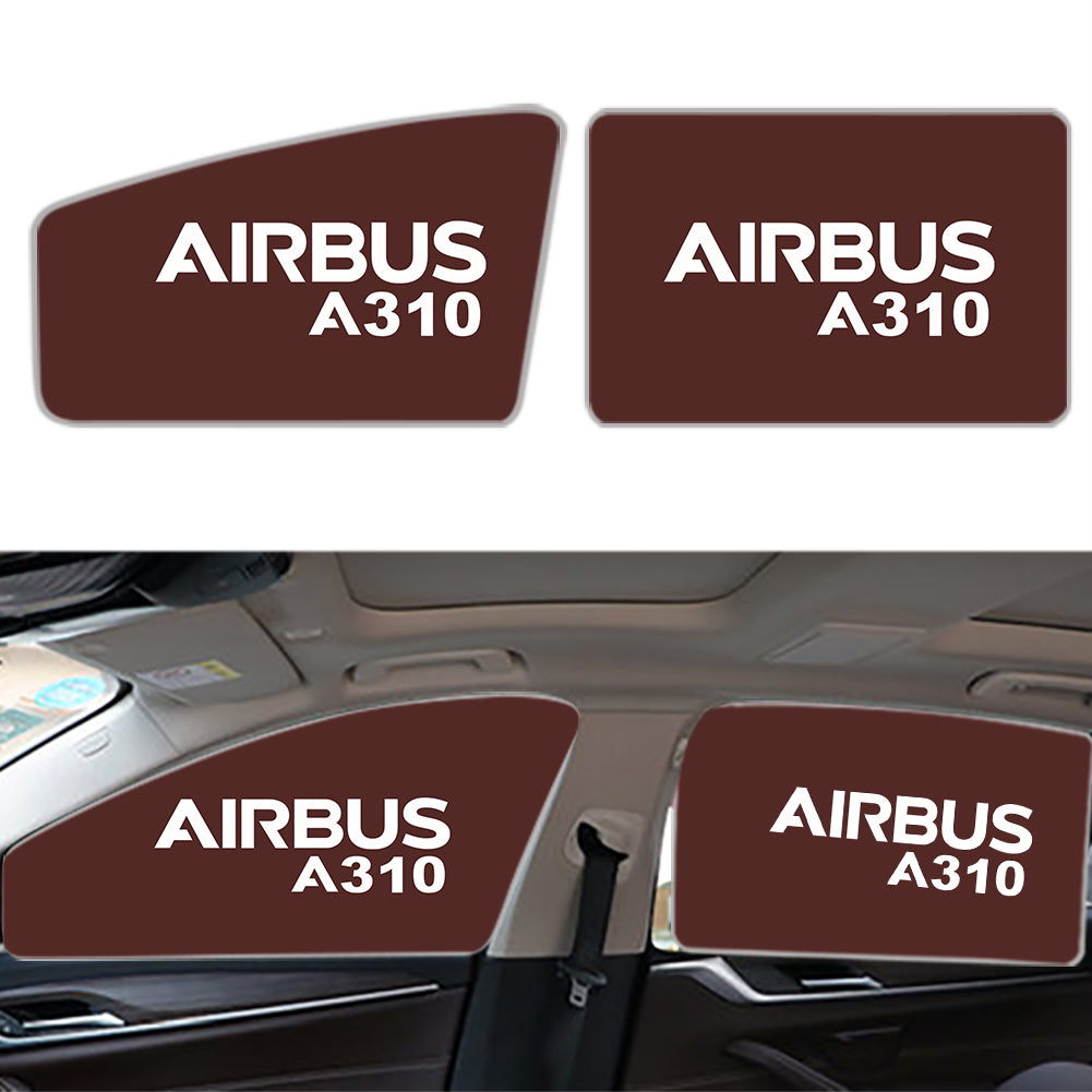 Airbus A310 & Text Designed Car Sun Shade (Side window)