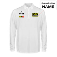 Thumbnail for AV8R 2 Designed Long Sleeve Polo T-Shirts