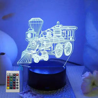 Thumbnail for Train 3D Designed Night Lamp