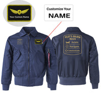 Thumbnail for Pilot's Golden Rules Designed Embroidered Patch Attachable Jackets