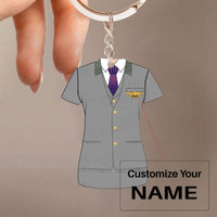 Thumbnail for Delta Airlines Uniform Acrylic Keychain
