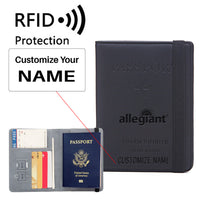 Thumbnail for Allegiant Air Airlines Designed Passport Cover Travel Wallet Passport Holder