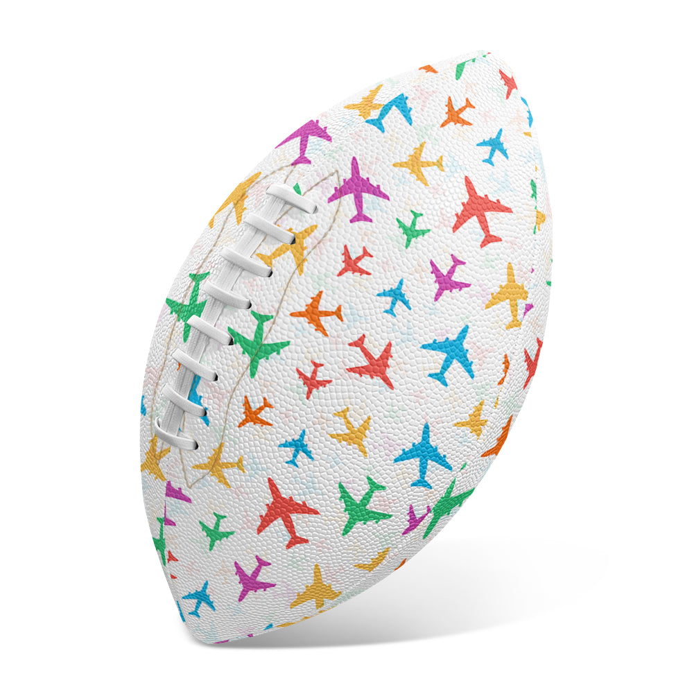 Cheerful Seamless Airplanes Designed Rugby