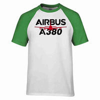 Thumbnail for Amazing Airbus A380 Designed Raglan T-Shirts