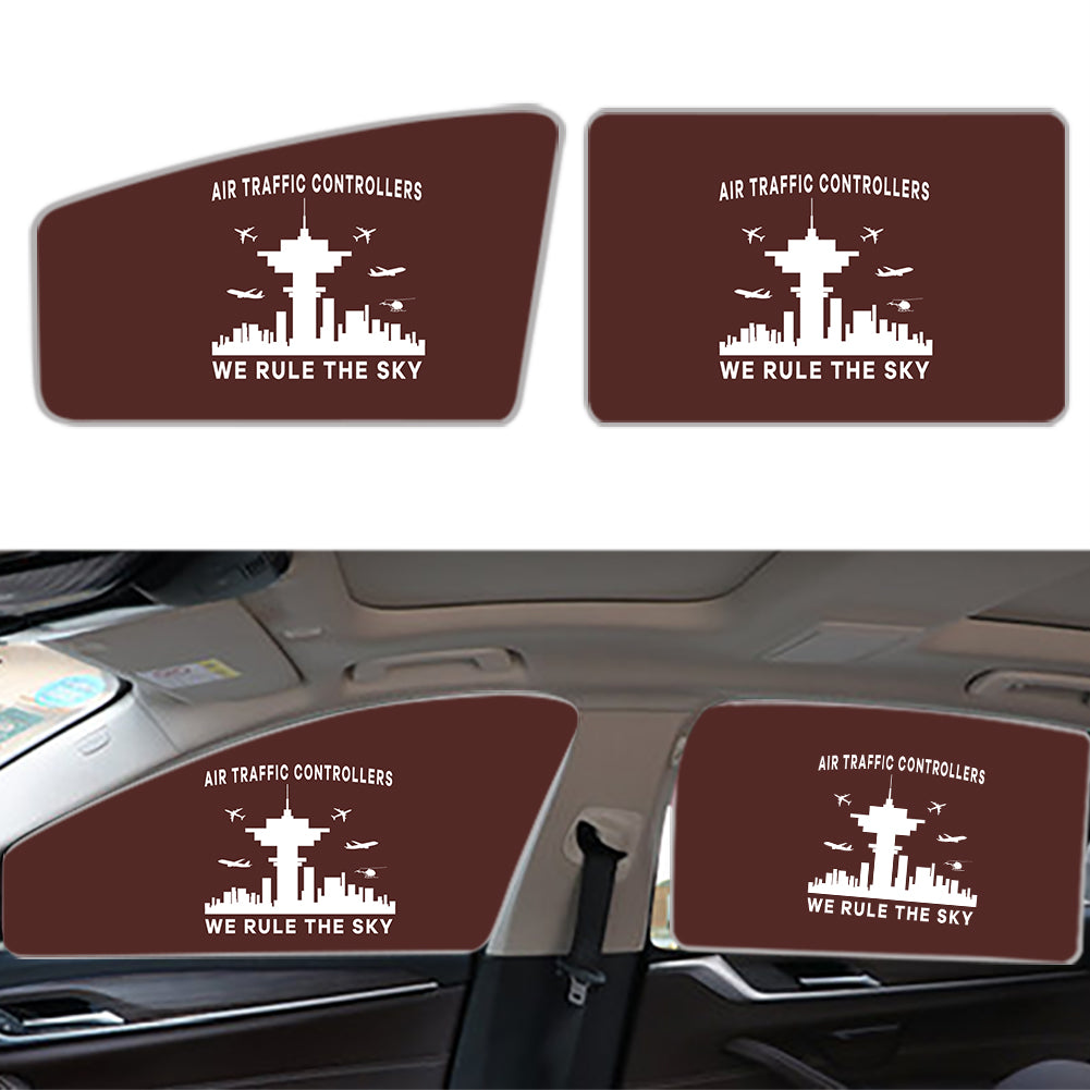 Air Traffic Controllers - We Rule The Sky Designed Car Sun Shade (Side window)