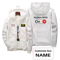 Thumbnail for Airplane Mode On Designed Thin Windbreaker Jackets