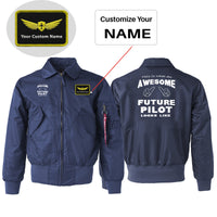 Thumbnail for Future Pilot Designed Embroidered Patch Attachable Jackets