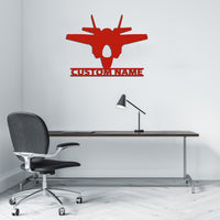 Thumbnail for Fighter Jet 35 Silhouette Designed Wall Metal Signs