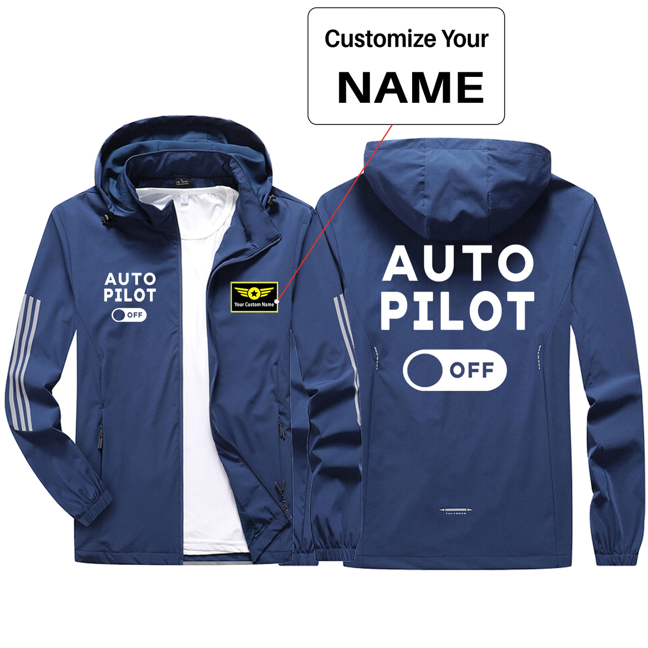 Auto Pilot Off Sport & Running Jackets