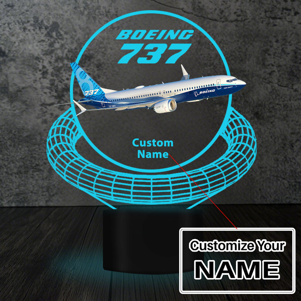 Boeing 737 Designed 3D Lamp