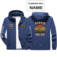 Thumbnail for Retro Piper PA-28 Design Sport & Running Jackets